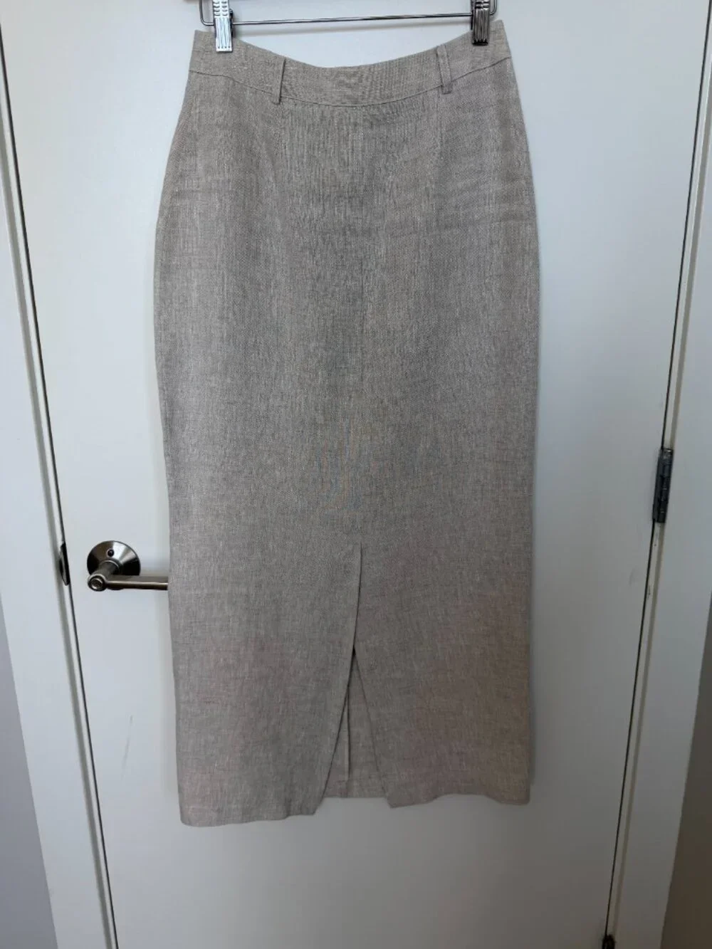 Reformation Gia Linen Skirt Natural - Size 0 - Picture 5 of 5
